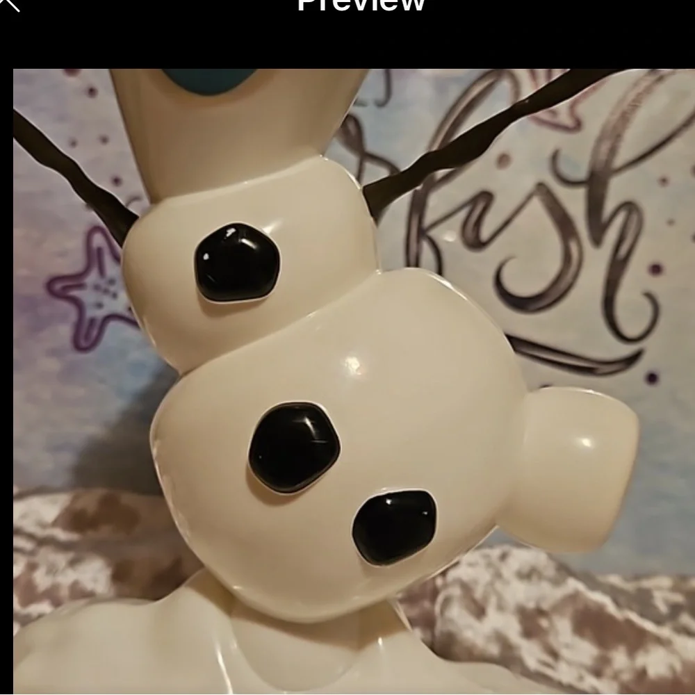 Disney Frozen Olaf Tumbler Cup with‎ straw